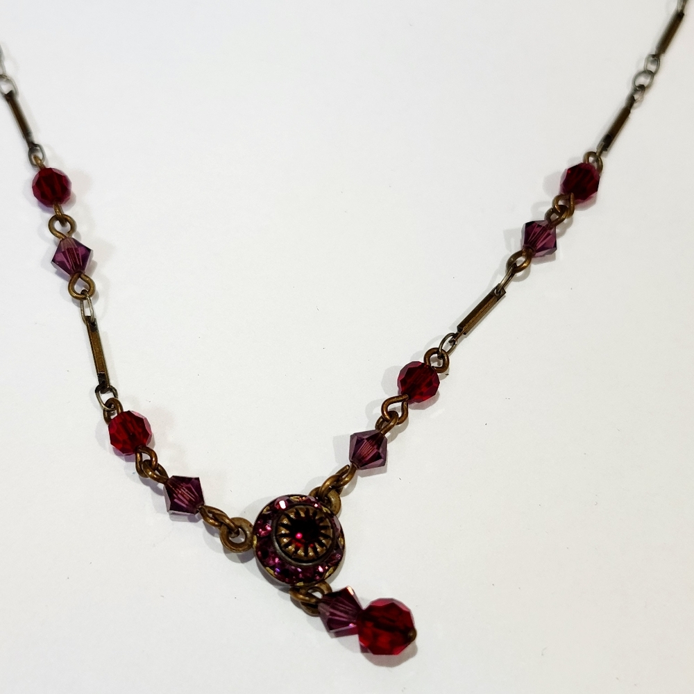 Liz Paiacios S.F  Swarovski Crystal Necklace